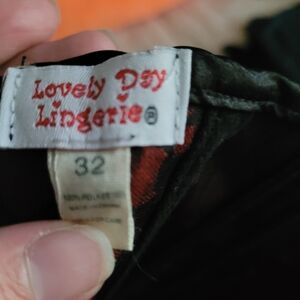 Lovely Day Lingerie Black and Red Lingerie